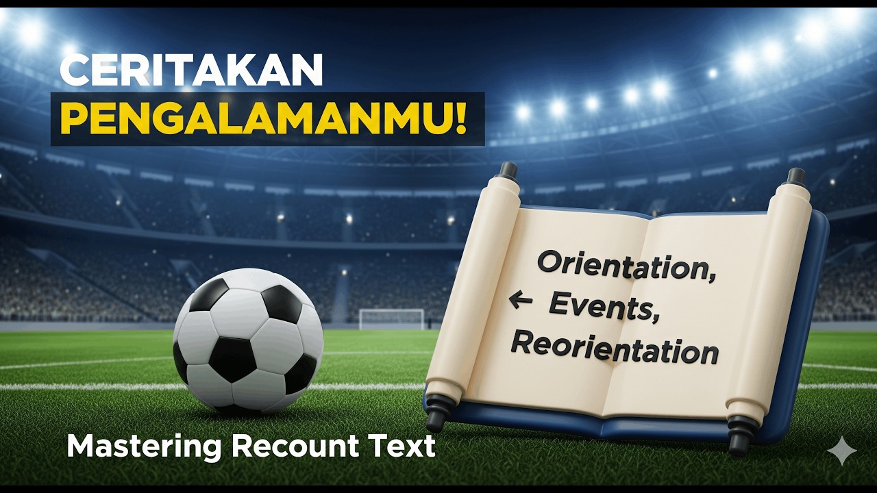 Seri Reading & Writing_ Cara Jitu Menceritakan Pengalamanmu! Recount Texts ⚽🏟️