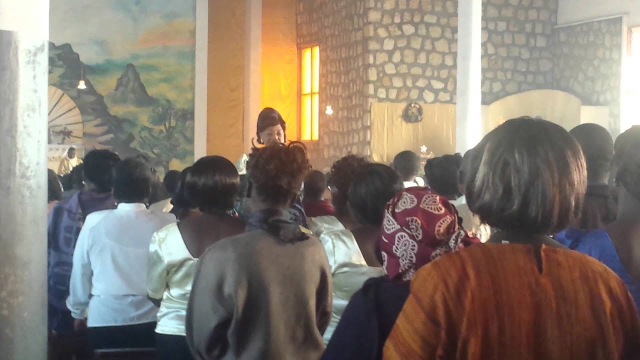 St John Catholic mass, Fonchas Street Bamenda, Cameroon