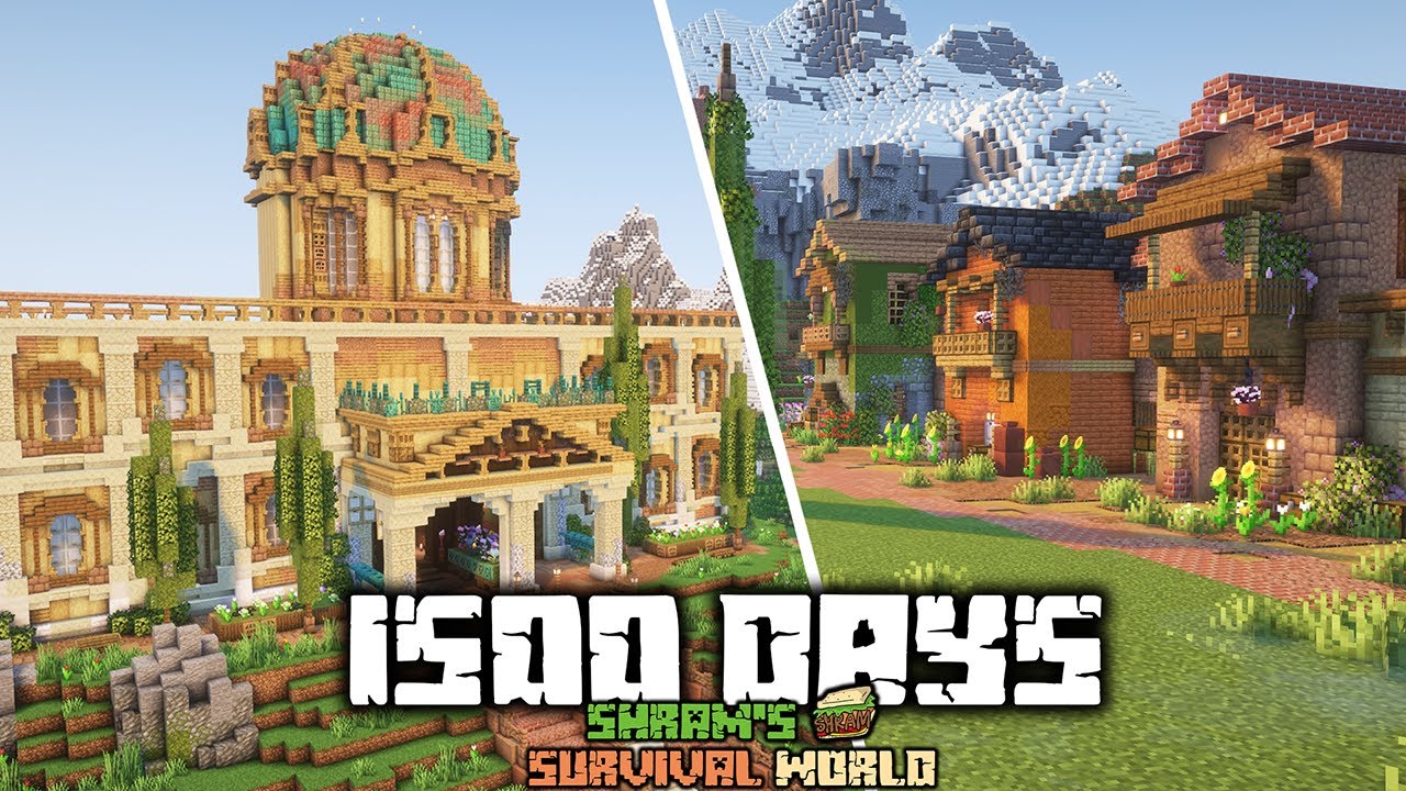1500 Days of Chill Survival Minecraft [Full Movie]