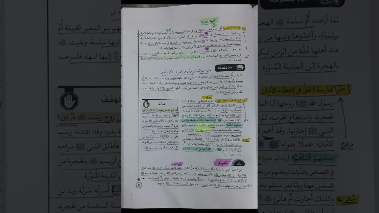 ( الحقوق السياسية للمرأة في الإسلام) جيل 2007