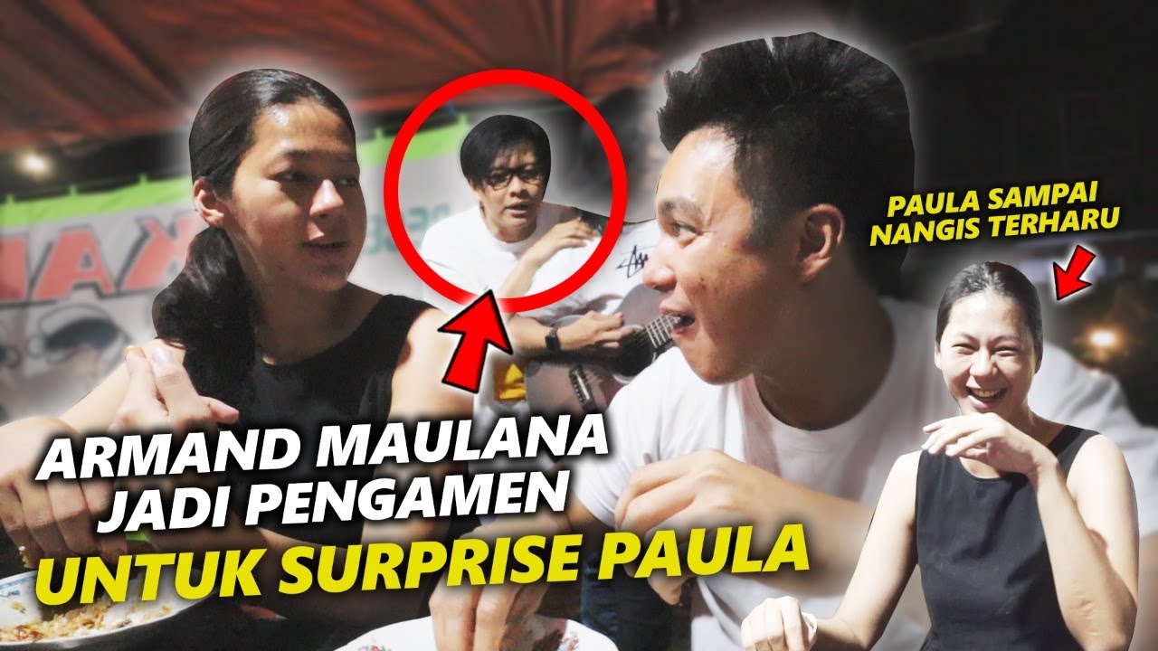 RAYAIN 1ST ANNIVERSARY DI WARUNG PECEL AYAM !! MAS ARMAND MAULANA JADI PENGAMEN !!