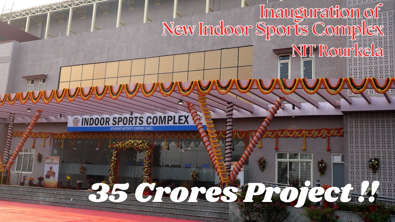 NIT Rourkela new Indoor Sports Complex #NITRourkela #Raurkela #Odisha #SportsComplex #NITR #trending
