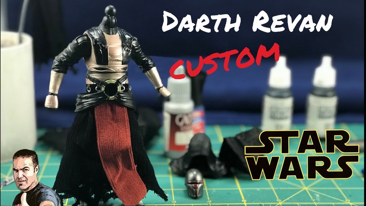 Custom Star Wars Black Series Darth Revan Hood Robe (6” Action Figure)