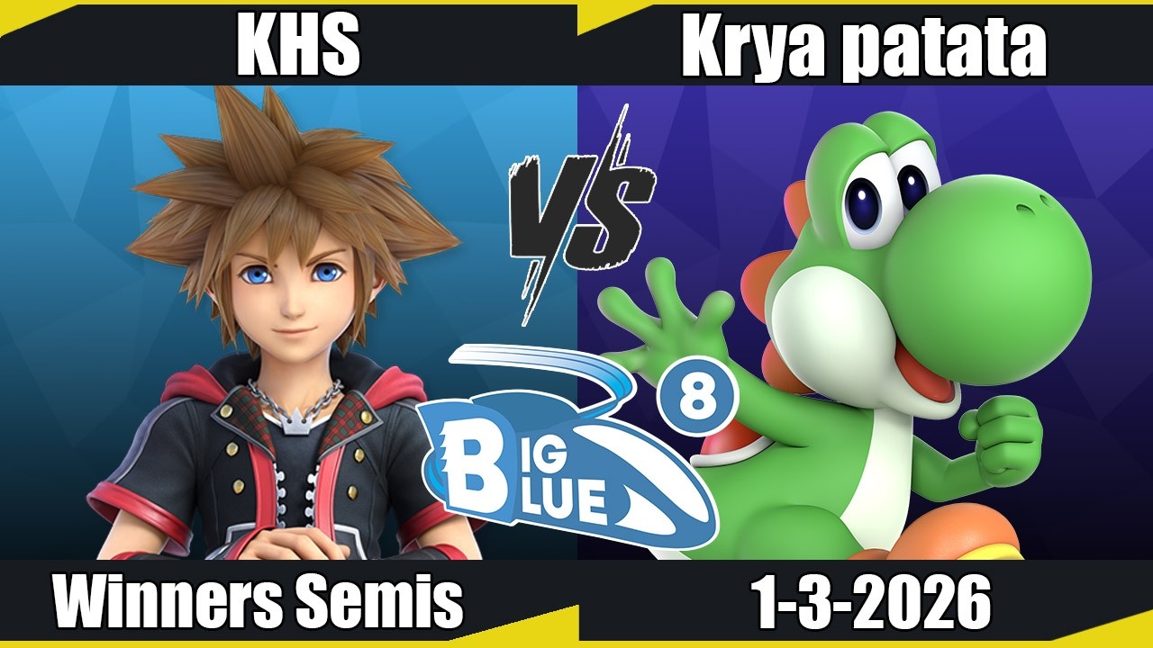 Big Blue 8  - KHS (Sora) vs Krya patata (Yoshi) WS - SSBU