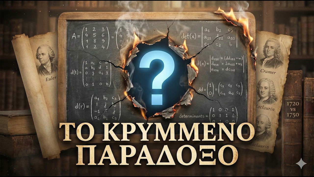 Γιατί ΑΥΤΟ το μαθηματικό παράδοξο δυσκόλεψε τον Euler; | Το Παράδοξο του Κράμερ