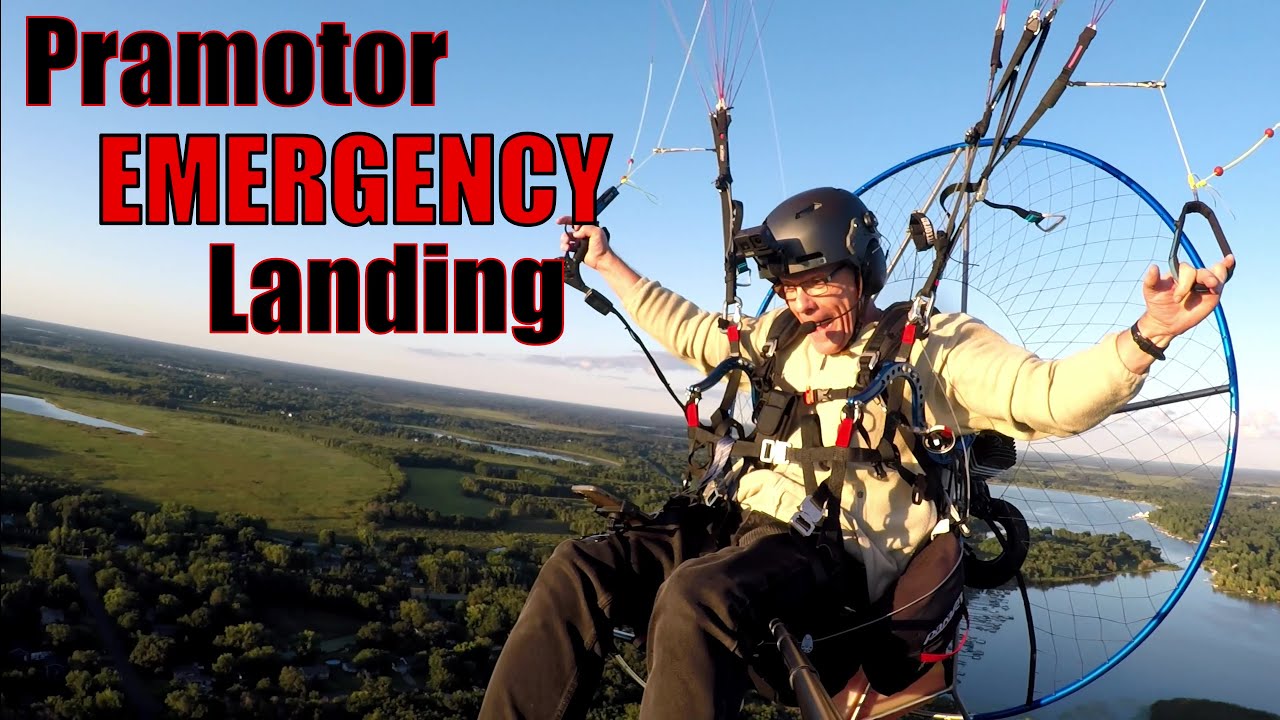 Paramotor Emergency Landing