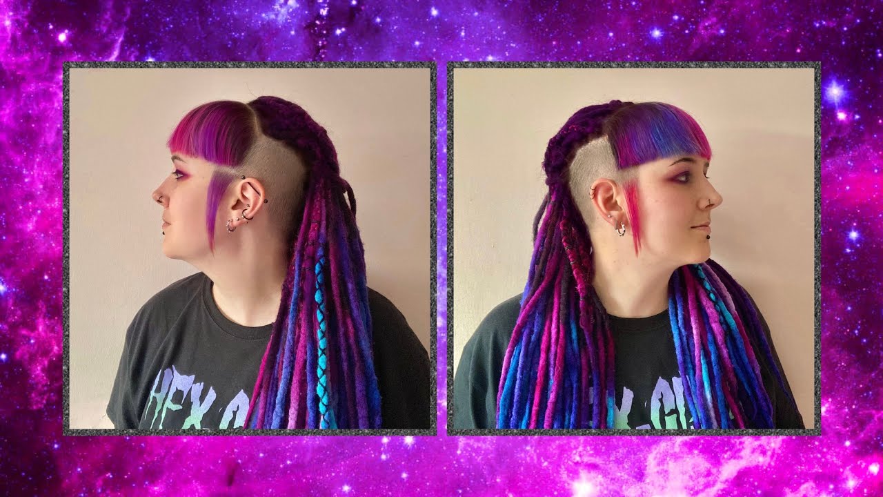 Hair transformation - Orchid Galaxy