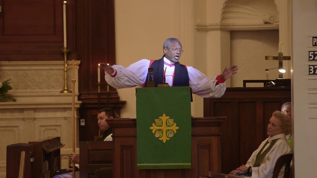 Michael Curry Preaches in Charlottesville Sept 2017