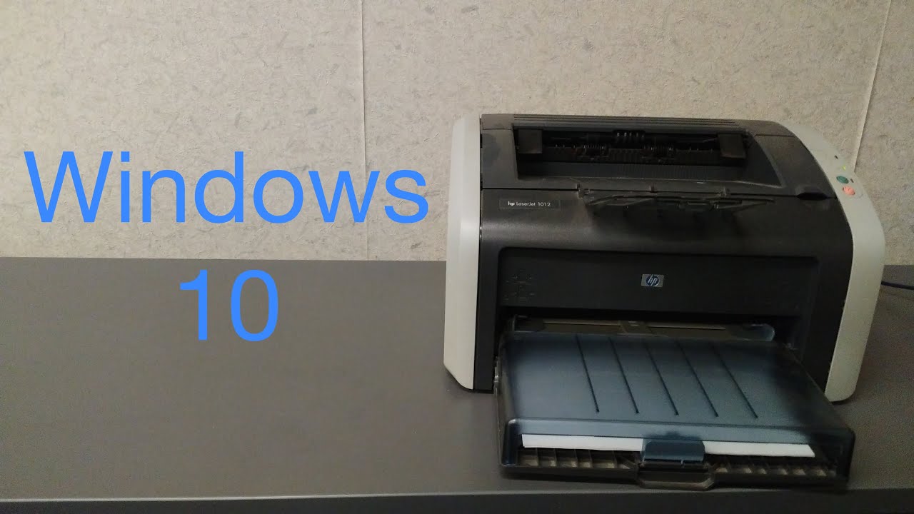 Как установить HP Laserjet 1012 в Windows 10 (упомянута неподдерживаемая версия PCL для Personality)