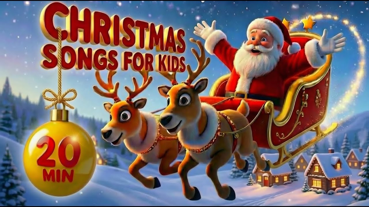 Christmas Songs for Kids | 20 Minutes |🎄 Jingle Bells, We Wish You a Merry Christmas & More!