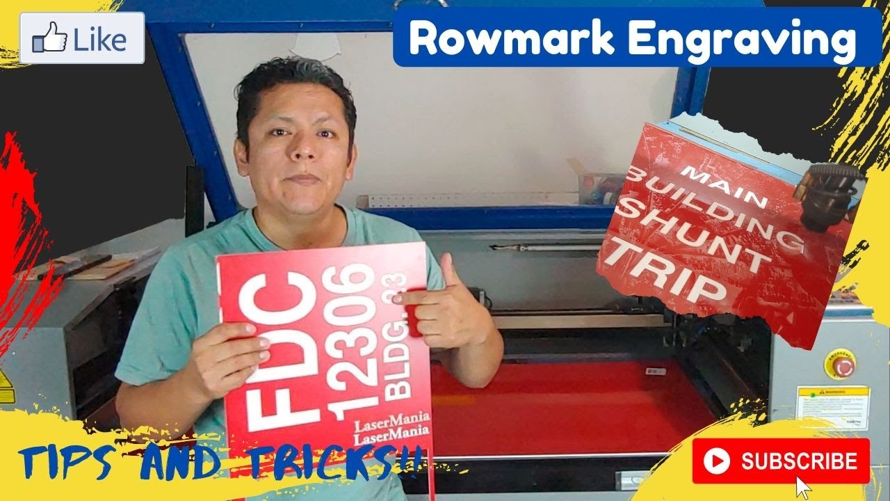 Rowmark Engraving, metal looking plastic, issues resolved | Tips and Tricks for Laser Users Owners