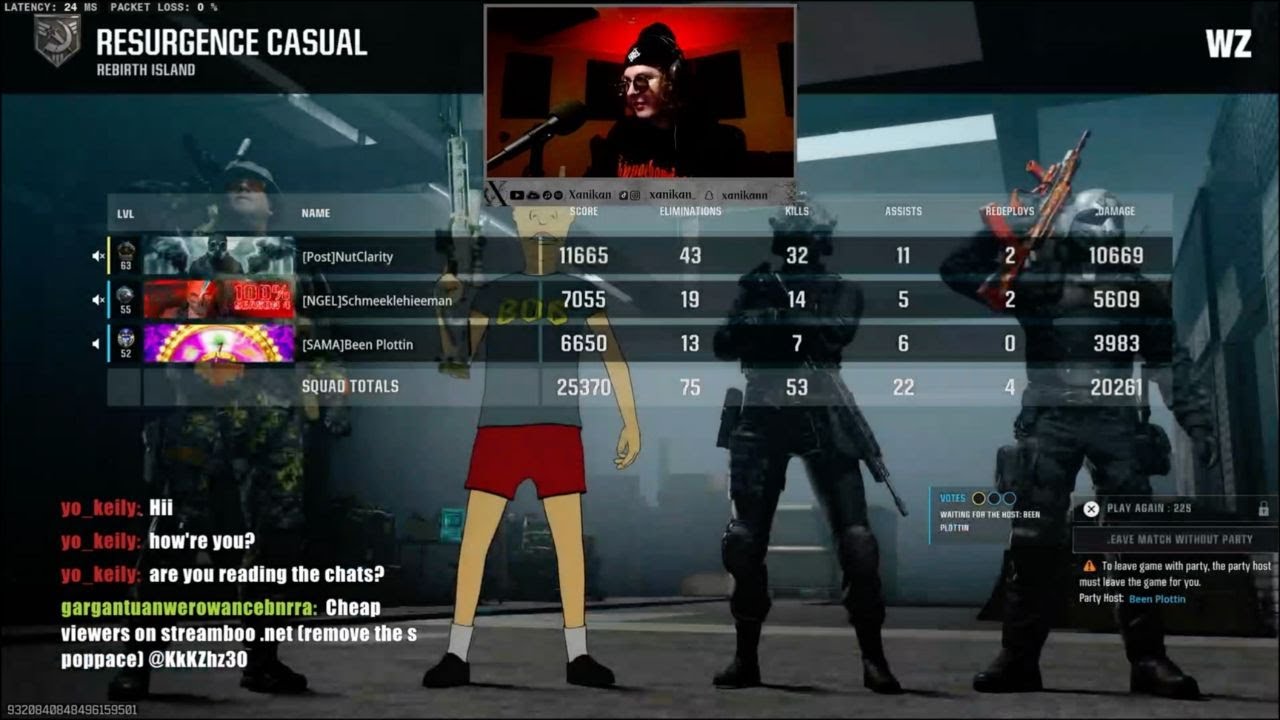 Rebirth Island Squad W