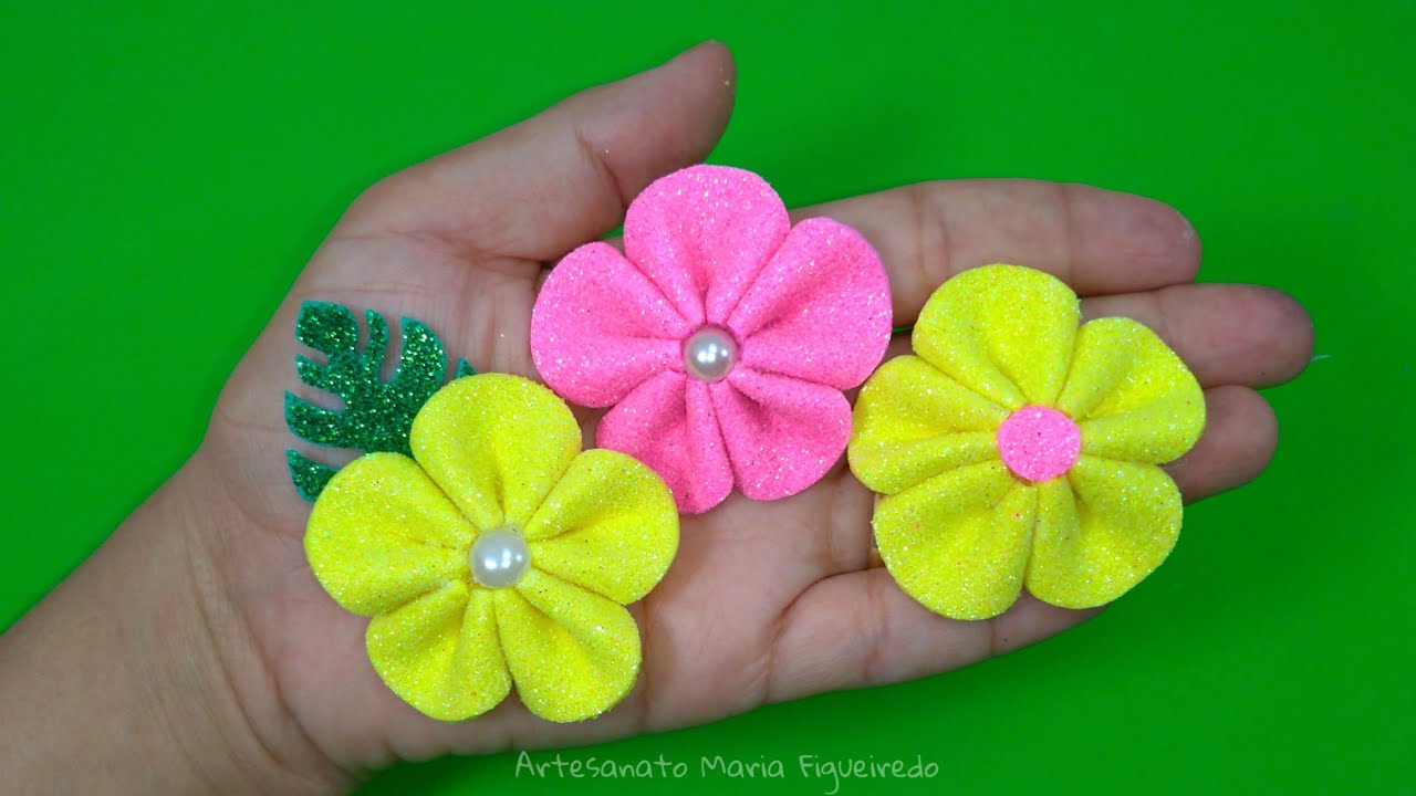 FLOR DE EVA SUPER FÁCIL 🌺