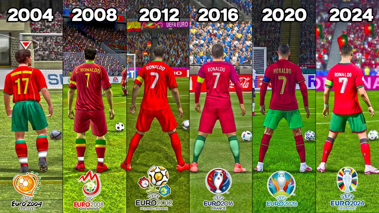 КРИШТИАНО РОНАЛДУ Штрафные удары | Евро УЕФА с 2004 по 2024 год.