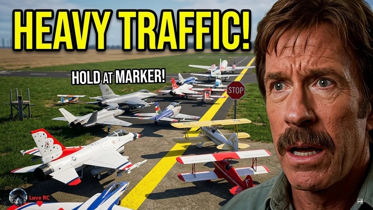 Heavy Traffic!  Hold at marker!