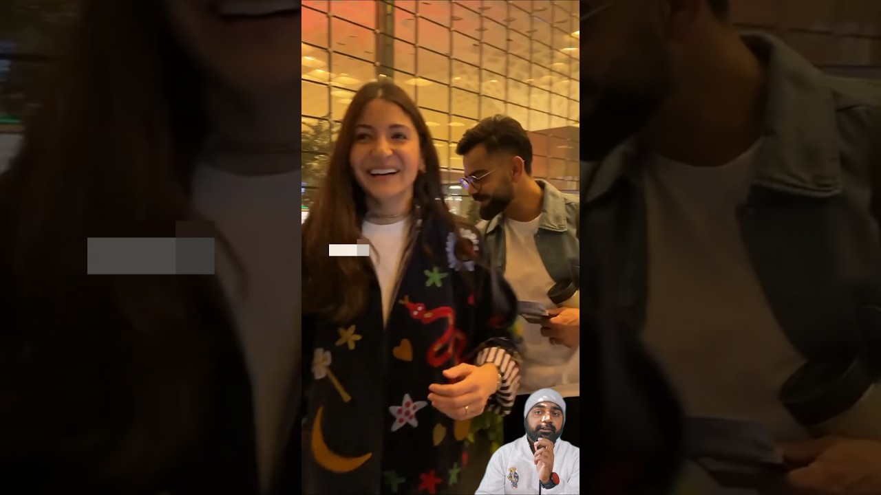 virat anushka when they are flying out together airport scenes from the early hours today