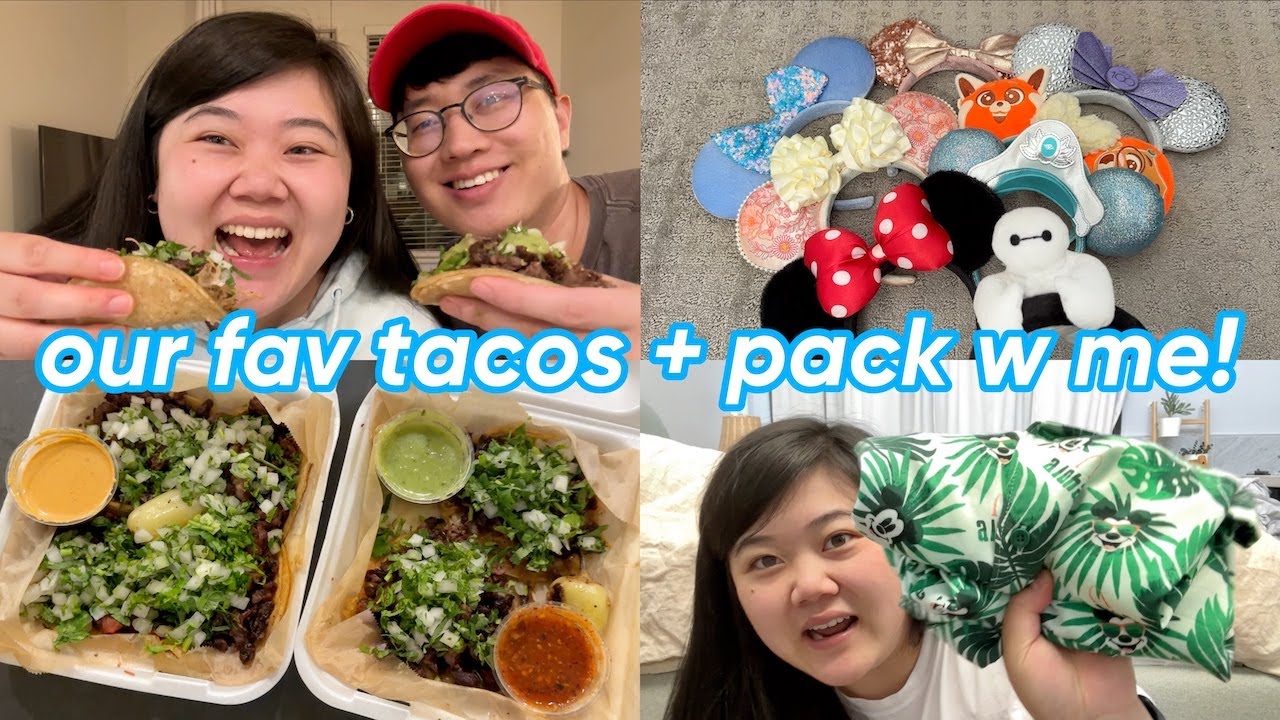 Собирайся со мной в Дисней ✈️ + наше любимое место с тако 🌮