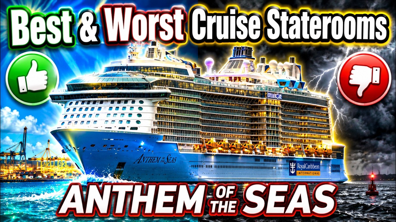 Best & Worst Cruise Staterooms on Royal Caribbean's Anthem of the Seas