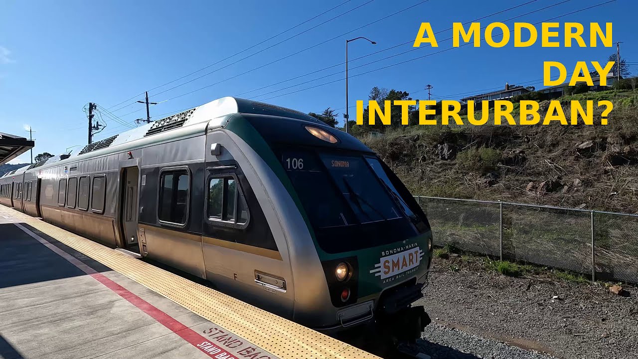 Larkspur to Santa Rosa Aboard SMART Train