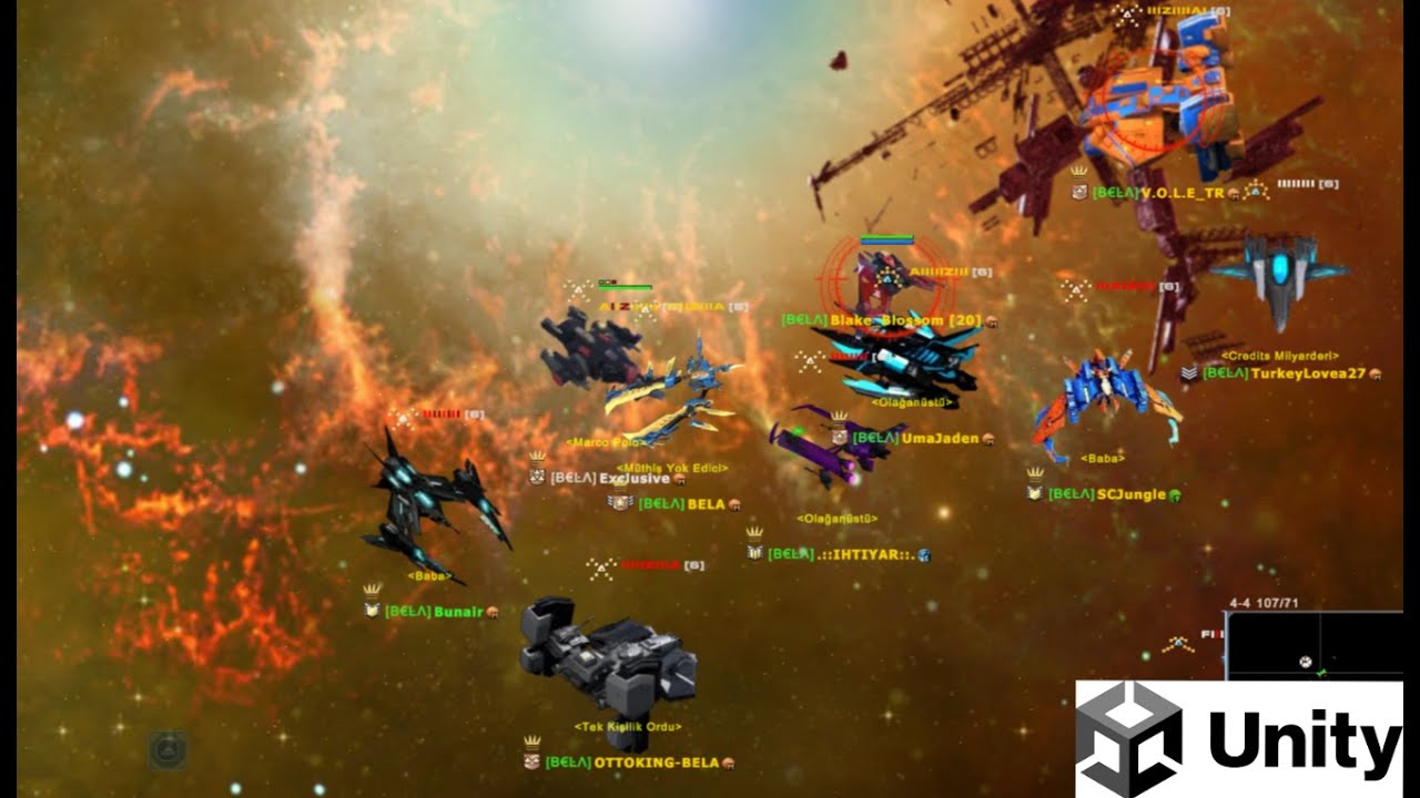 Darkorbit - First PVP On Unıty