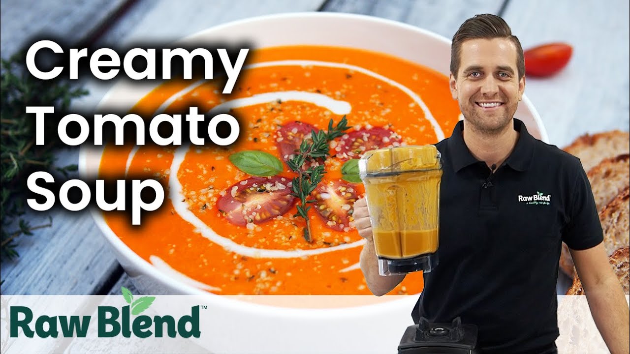 Как приготовить томатный крем-суп в блендере Vitamix | Видеорецепт