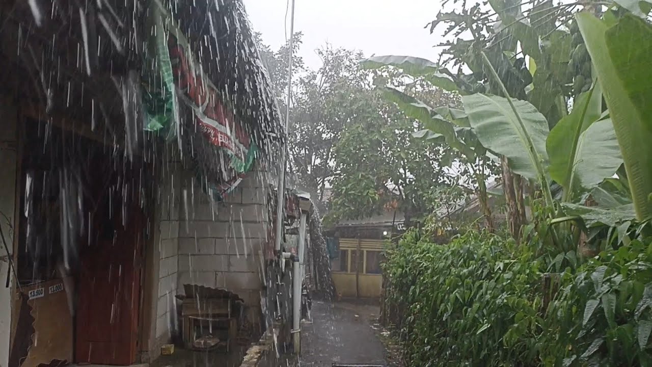 you just need the sound of heavy rain and thunder
