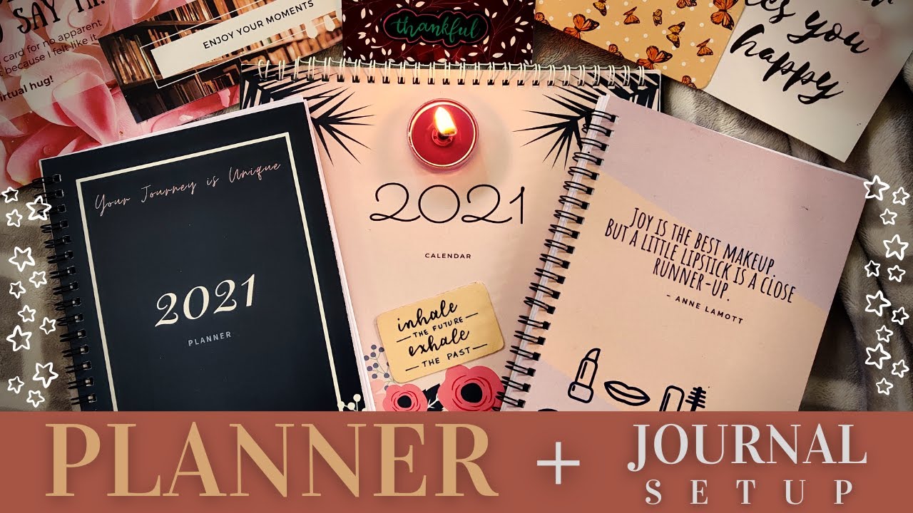 2021 Planner + Journal Setup | Colored Speckles | Affordable Planners & Journals in India✨