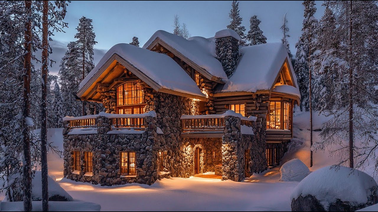Step Inside This Magical Winter Cabin ready for Christmas