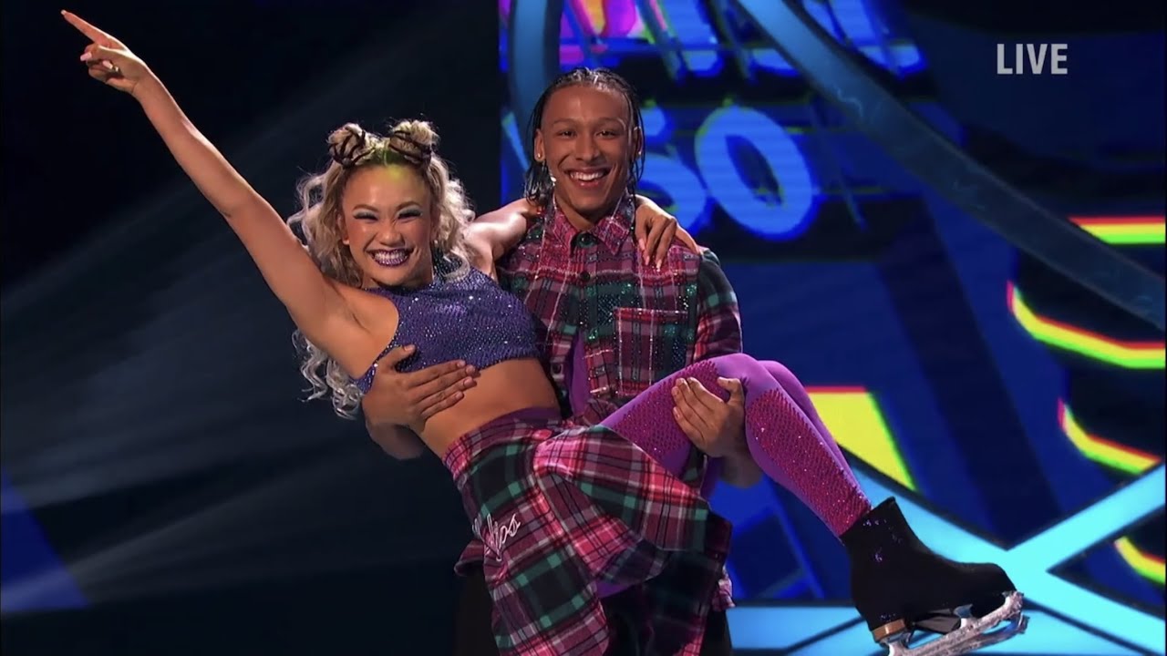 kye whyte and tippy packard (dancing on ice week one)