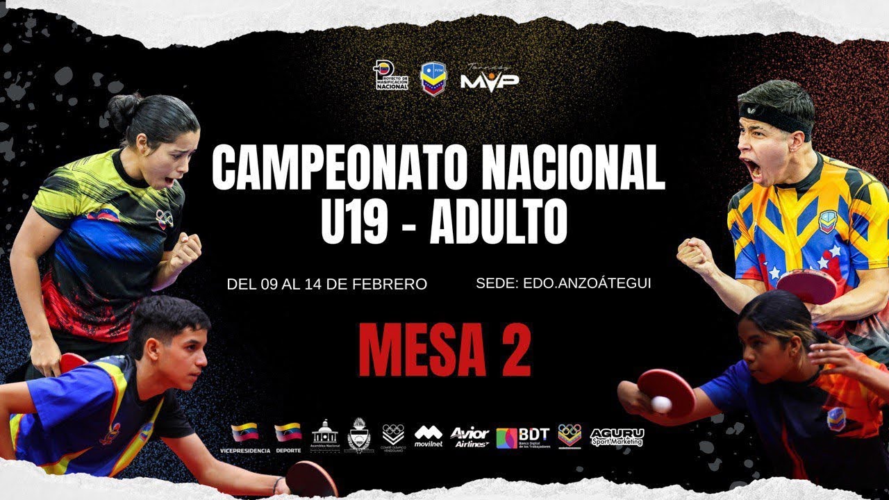 CAMPEONATO NACIONAL U19 ADULTO MESA 2