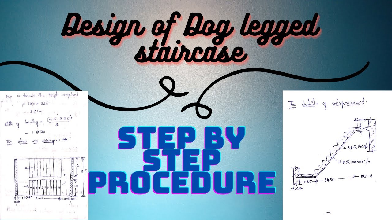 Design of Doglegged staircase || staircase Design || #AEE #AE #SSCJE #GATE