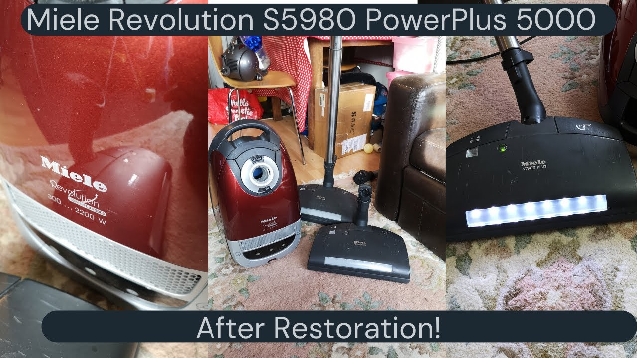 Miele Revolution PowerPlus 5000 S5980 - The most TOP OF THE LINE S5 the UK got.... After Restoration