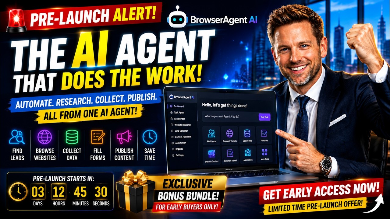 🚀 BrowserAgent AI Review 2026 | Full Demo + Honest Review + Exclusive Bonuses