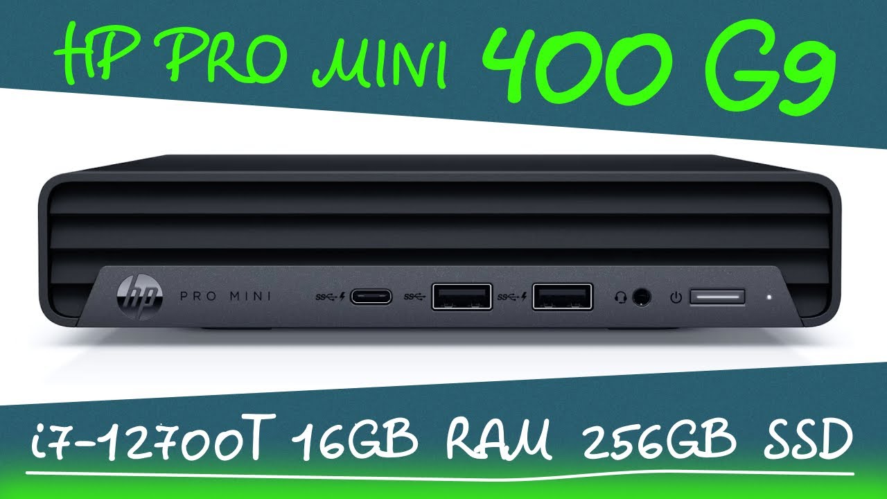 HP Pro Mini Gen 9 with i7-12700T and 16GB RAM Unboxing