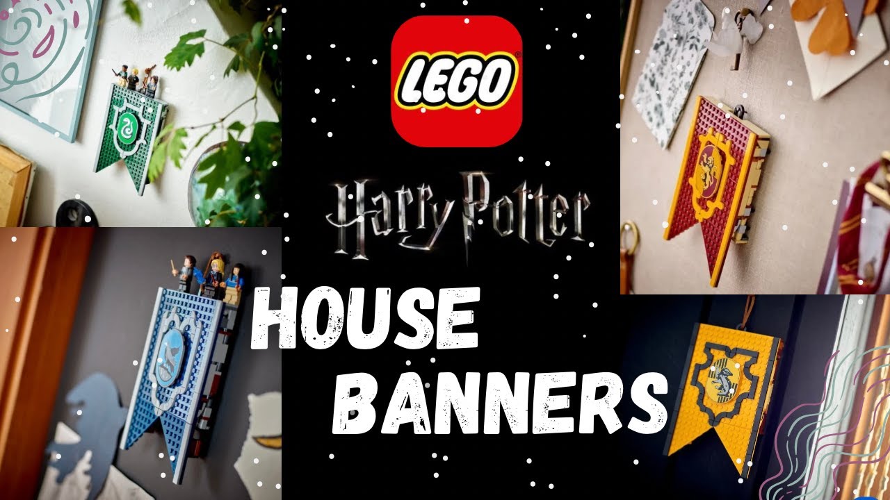 LEGO Harry Potter House Banners