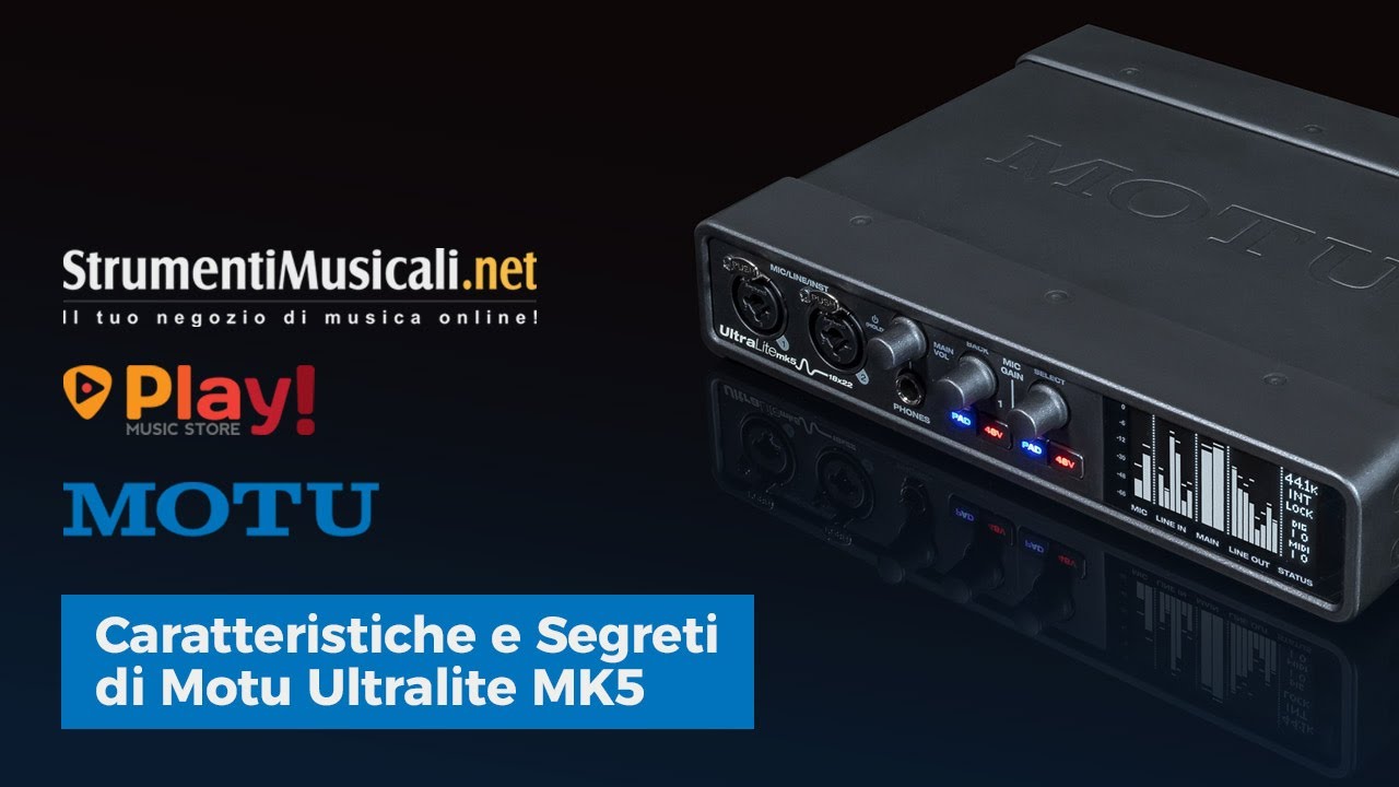 Motu Ultralite MK5: Recensione, Caratteristiche e Segreti | StrumentiMusicali.net