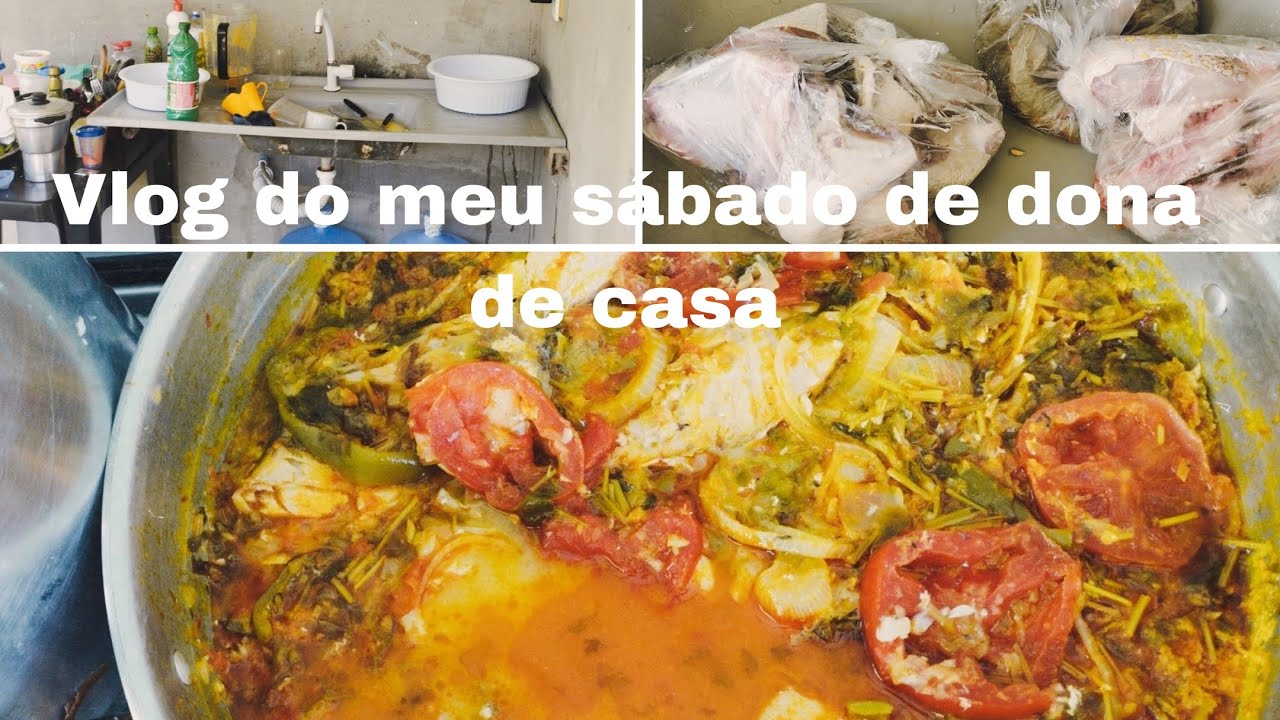 Fui na paixaria, fiz uma moqueca de peixe e feijão de leite.