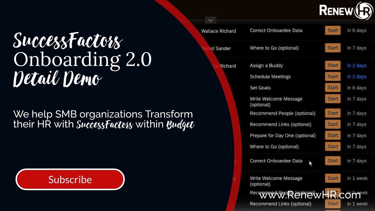 Onboarding Strategies with SuccessFactors Onboarding 2.0