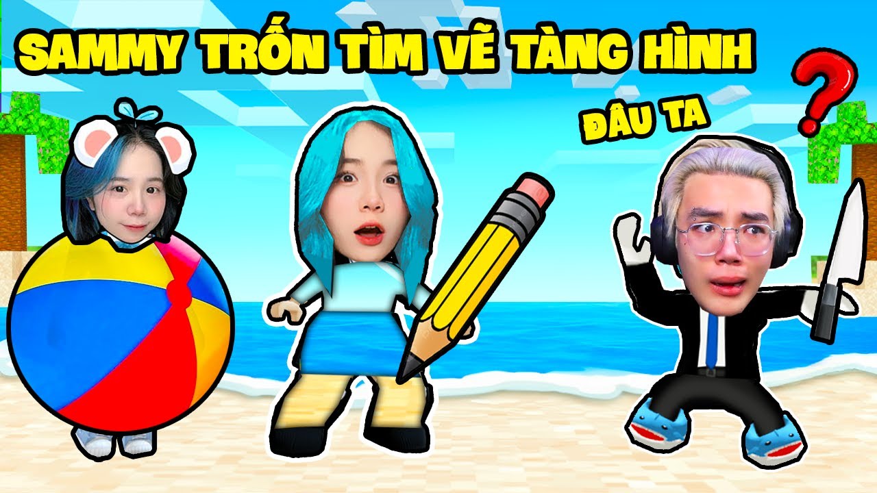 SAMMY VÀ MÈO SIMMY TRỐN TÌM VẼ TÀNG HÌNH TRỐN KHỎI PHONG CẬN TRONG ROBLOX