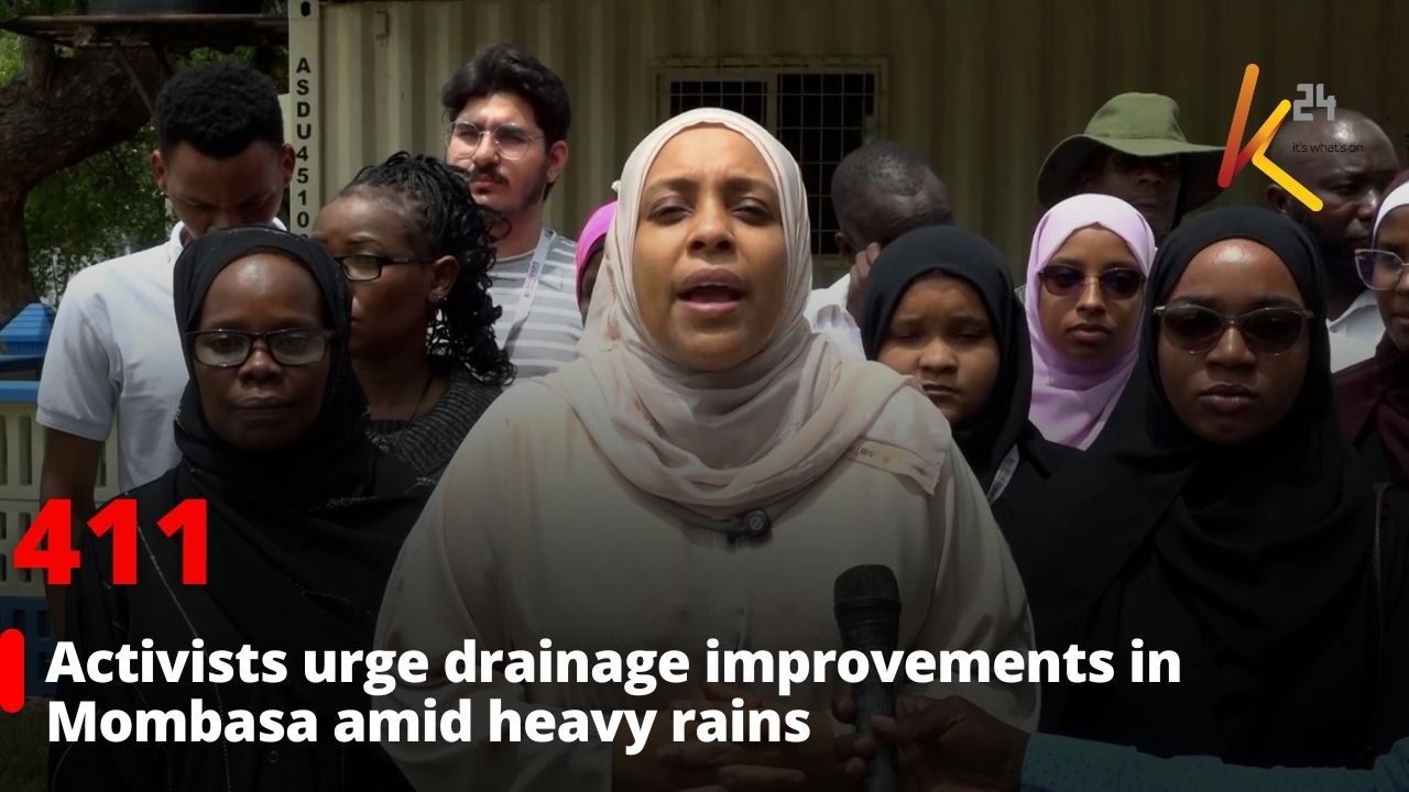 Activists urge drainage improvements in Mombasa amid heavy rains