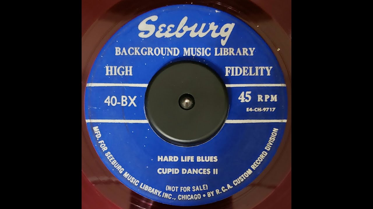 Rare 1954 Seeburg Background Music Record - Hard Life Blues (Mono) (Ver 2)