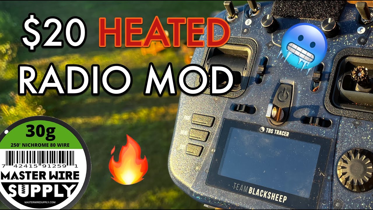 How To Make a HEATED FPV RADIO WITH TBS MAMBO (Ethix MAMBO | FPV COLD WEATHER PREP