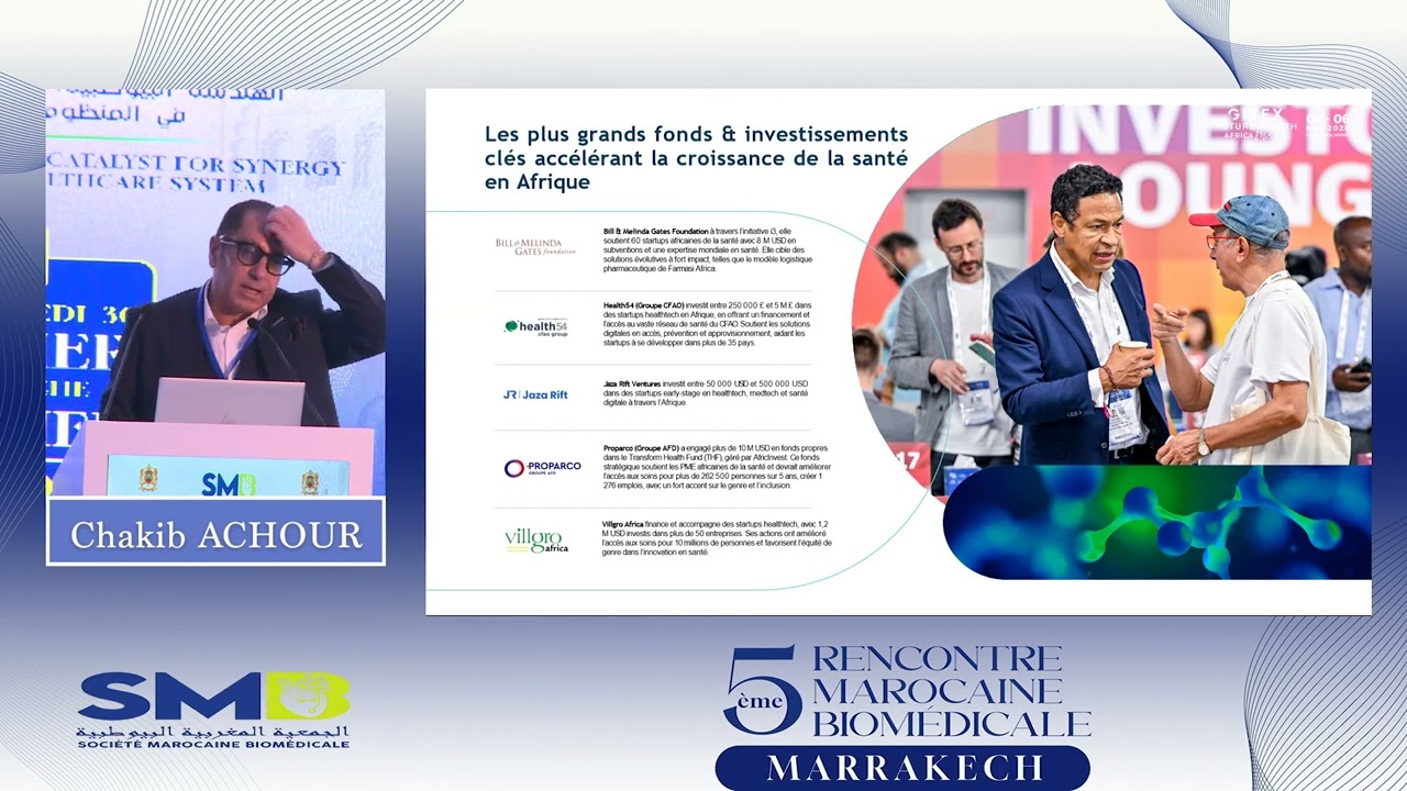 SMB - RMB 2026- Présentation de Mr Chakib ACHOUR du projet de Gitex Future Health Africa mai 2026
