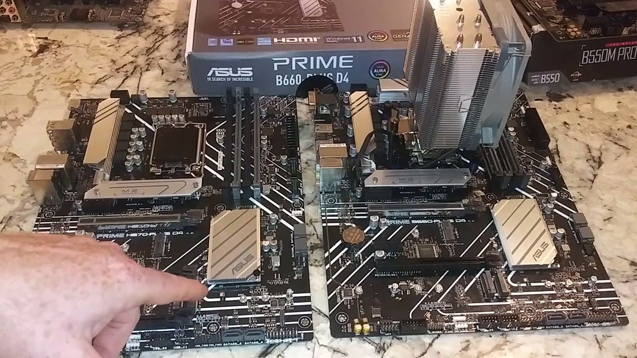 Сравнение материнских плат Asus Prime D4 B660 и H670 LGA 1700