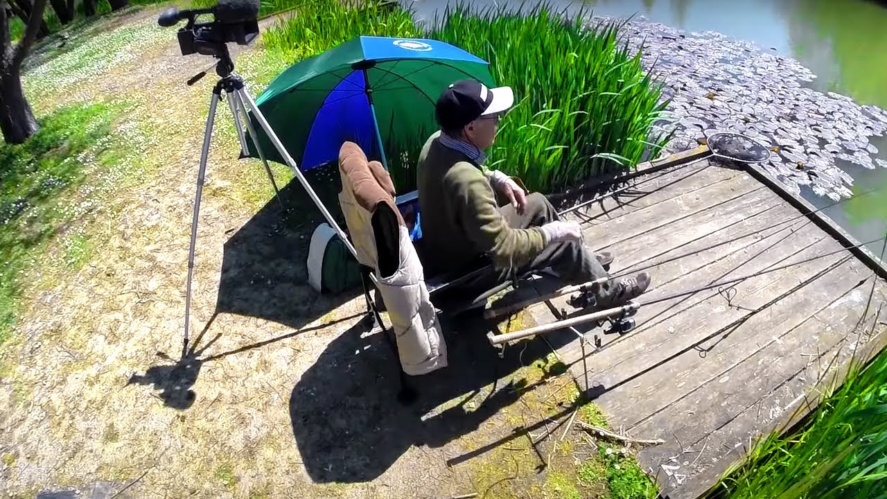 Float Fishing a Small Lake with Maggots
