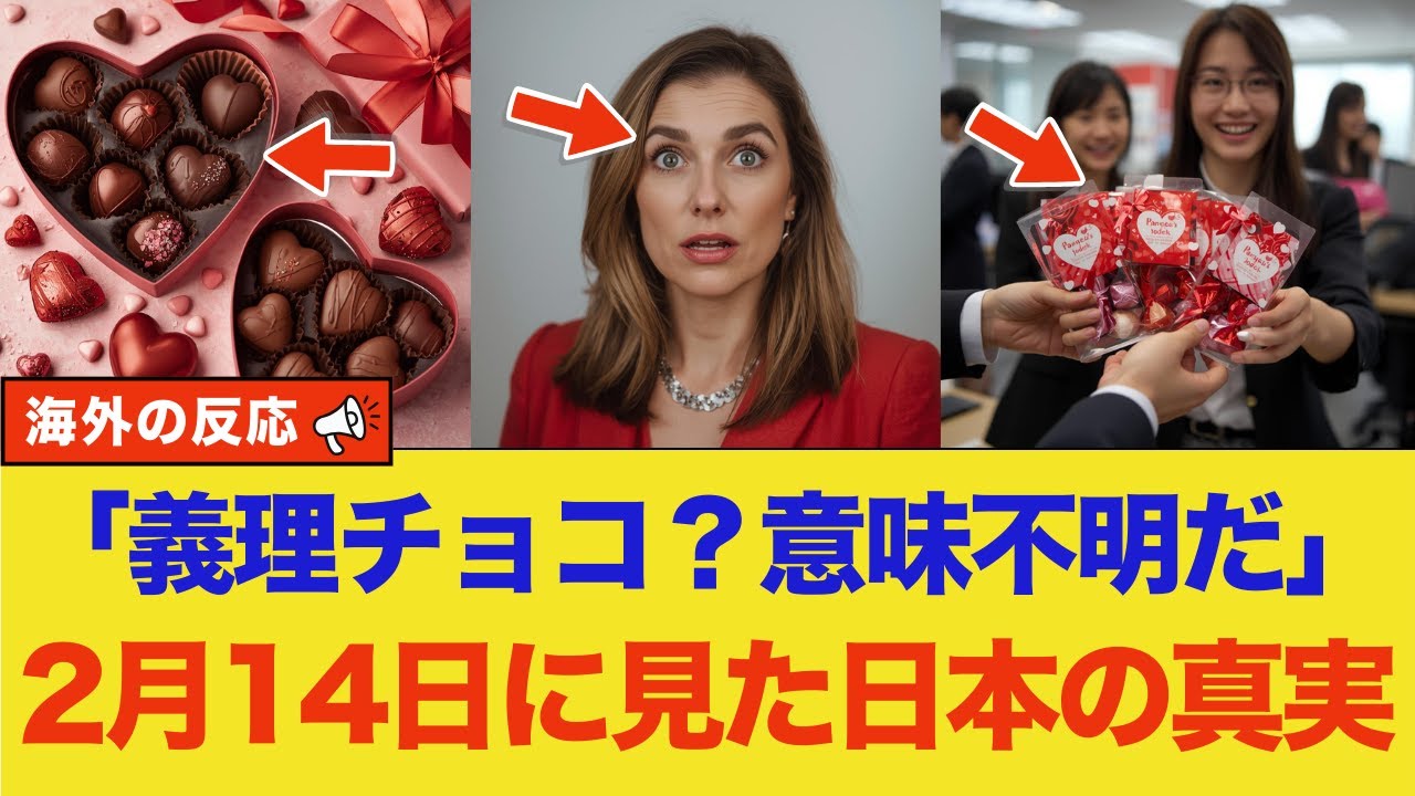 【海外の反応】「義理チョコ？意味不明だ」米国人女性が日本のバレンタインで驚愕した理由