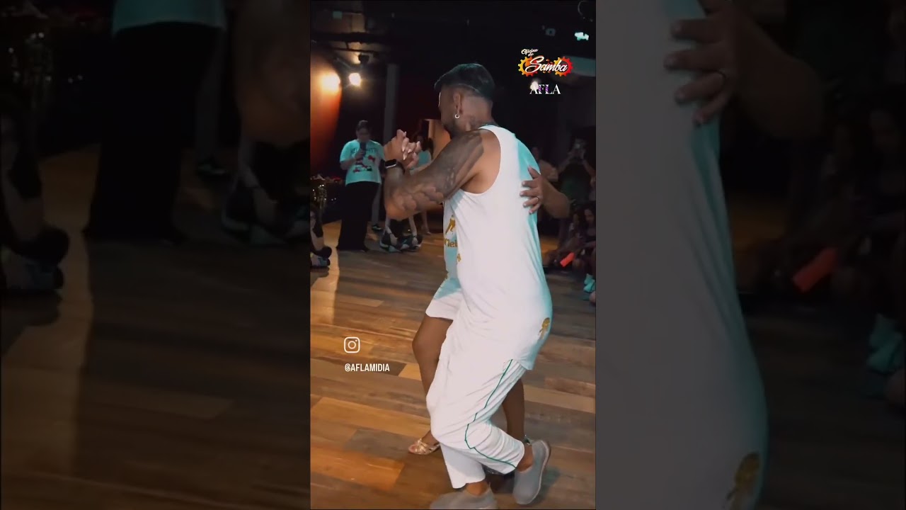 Vitor Manoel e Michele Vity Demo de Samba de Gafieira na oficina do Samba 🕺💃