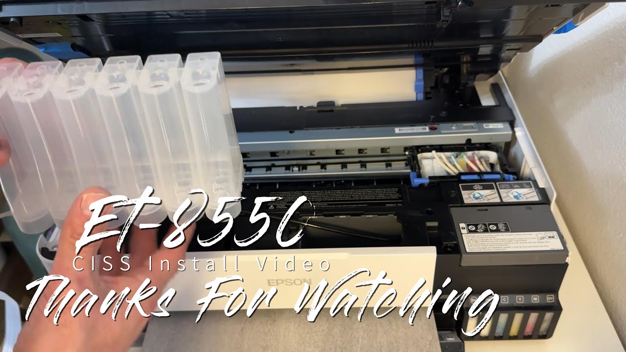 Epson ET-8550 CISS Install