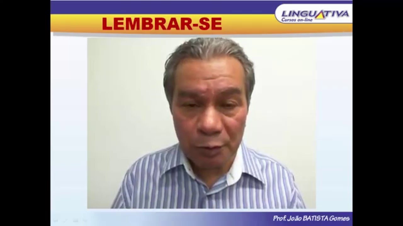 Regência de ESQUECER, LEMBRAR, RECORDAR
