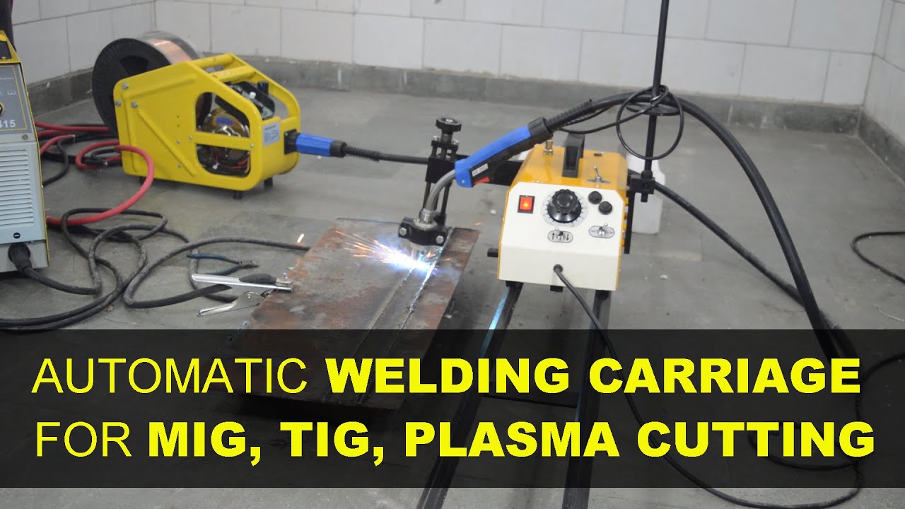 Portable MIG Welding Carriage - Automatic Welding Carriage for MIG, TIG, Plasma & Oxy Fuel Cutting